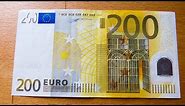Old 200 EURO Banknote Review