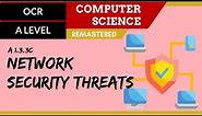 61. OCR A Level (H446) SLR11 - 1.3 Network security threats