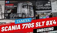 NEW Tamiya Scania 770S SLT 8x4 UNBOXING, Building & Comparison with Scania 770S 6x4 |11 NEW Upgrades