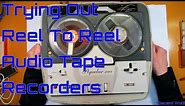 EW0120 - Trying Out Vintage Open Reel Audio Tape Recorders