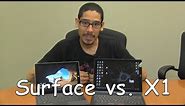 ThinkPad X1 vs. Surface Pro 3