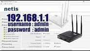 NETIS | 192.168.1.1 ( http://netis.cc ) | How to set up Netis Wireless Router | NETVN