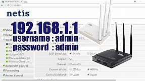 NETIS | 192.168.1.1 ( http://netis.cc ) | How to set up Netis Wireless Router | NETVN