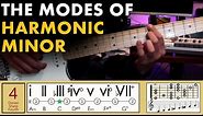 Demonstrating The Modes of Harmonic Minor [MUSIC THEORY / SCALES]