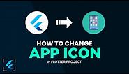 How to Change App Icon in Flutter | Step-by-Step Guide | change app icon in flutter | Nerdbash