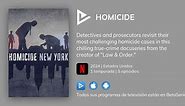 ¿Dónde ver Homicide: New York TV series streaming online?