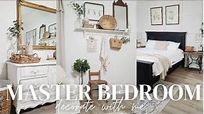 Master Bedroom Redo • Decorate With Me • DIY • French Country Cottage Farmhouse Antique Style