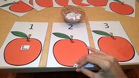Math Number Quantity Activity- Toddlers, Preschool, Kindergarten