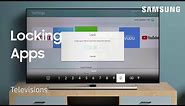 How to lock and unlock Smart Hub Apps on your TV | Samsung US