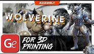 Wolverine 3D Printing Figurine | Video by Gambody