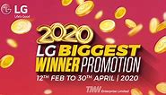 2020 LG Biggest Winner Promotion