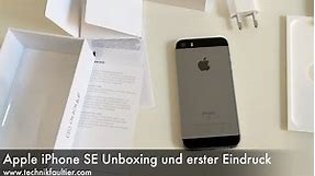 Apple iPhone SE Unboxing und erster Eindruck