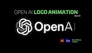 Logo Animation. Adobe After Effects Tutorial. Part 1/3