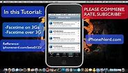 How to enable Original Facetime on the iPhone 3GS & FaceTime over 3g on iPhone 4,3GS