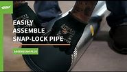 Easily Assemble Snap-Lock Pipe | GreenSeam Industries