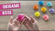 Easy Origami Paper Rose 🌹