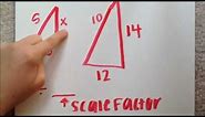 Solving For Scale Factor