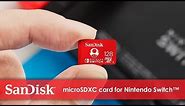 SanDisk microSDXC card for Nintendo Switch™ | Official Product Overview