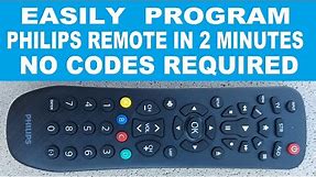 How to Program Philips 3 Device Remote Control using Auto Code Search