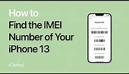 How to Find the IMEI Number of Your iPhone 13