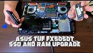COMPLETE GUIDE | ASUS TUF FX505DT RAM and SSD upgrade