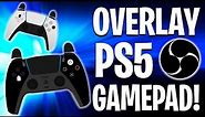 How to Setup PS5 Controller Gamepad Overlay in OBS (Console Hand Camera)