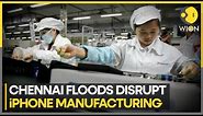 Cyclone Michuang hit Foxconn's iPhone factory, production of the phones on halt in India | WION