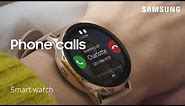 How to make and answer calls from your Galaxy Watch3 and older watch models | Samsung US