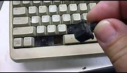 Replacing key switches on the Apple IIe