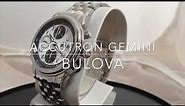 Bulova 63C008 Accutron Gemini Automatic Watch