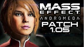 MASS EFFECT ANDROMEDA: Patch 1.05 Before & After Changes! (Better Eyes, Inventory, Tempest Skip!)