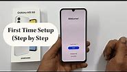 Samsung Galaxy A15 5G - First Time Setup for Beginners