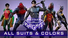 Gotham Knights - All Suits and Colors Guide [How to Unlock Suits]