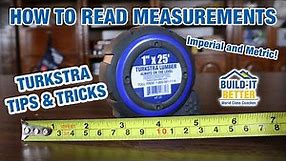 How To Read a Tape Measure the Easy Way! (Imperial and Metric) - Turkstra Tips and Tricks