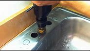 Drilling Large Holes in Stainless Steel the Easy Way