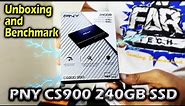 PNY CS900 240GB SSD Unboxing and Benchmark | Is it worth it?