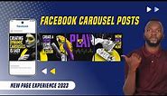 How to create a Carousel Post on a Facebook Business Page | Carousel posts on Facebook 2023