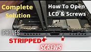 iPhone screw won't come out | How to remove iPhone stripped bottom screws full solution