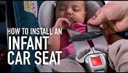 Infant car seat installation