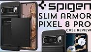 Spigen Slim Armor CS Case Review Pixel 8 Pro Best Thin Fit Wallet Case with Tough Drop Protection
