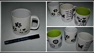 DIY: How to decorate a mug with permanent marker