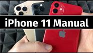 iPhone 11 128gb Manual | Beginners Guide + Tips & Tricks