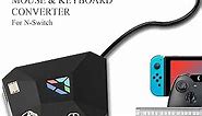 ECHZOVE Keyboard and Mouse Adapter for Nintendo Switch, Keyboard and Mouse Adapter for PS4, Xbox One, PS3, Xbox 360