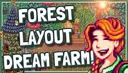 How To Create a Perfect Farm On The FOREST Layout! - Stardew Valley 1.5
