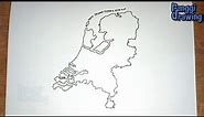 How to Draw Map of Netherlands