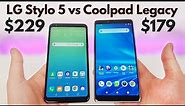 LG Stylo 5 vs Coolpad Legacy - Which is Better?