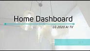 LG Smart TV Home Dashboard