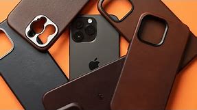 I Spent Over $500 on Leather Cases! The BEST For The iPhone 14 Pro Max!