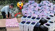 Money🤑 I found millions of rupees and lots of iPhone 14 Pro max boxes at landfill near my city