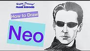 How to Draw NEO from The Matrix. Iconic Movie Characters No 21. Happy Drawing! with Frank Rodgers